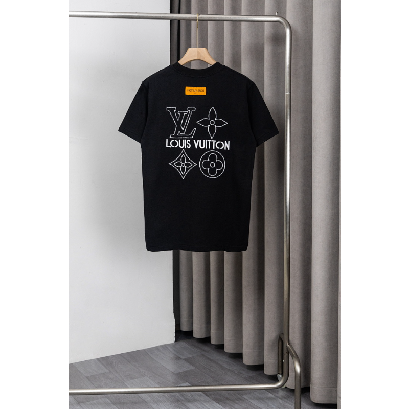 LVC49 New men's and women's summer pure cotton top T-shirt clothing