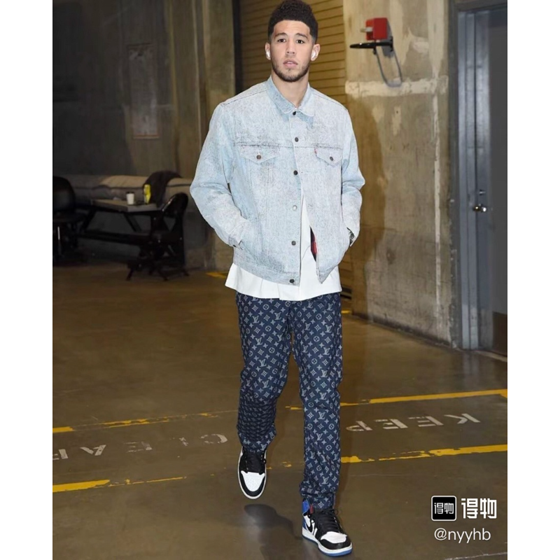 LVC040 New men's and women's high-quality jeans loose fit clothing