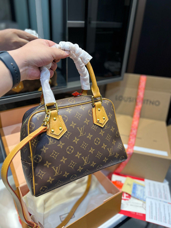 ALP2 Leather Bag 29-20CM PVC Handbag With Box