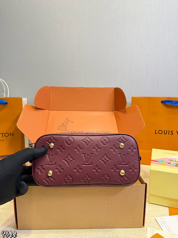 ALP19 Microfiber Leather Bag 24-11.5-17CM Handbag With Box