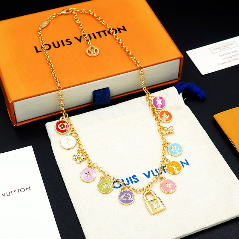 X750  Women's new fashionable titanium steel necklace bracelet set jewelry