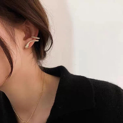 A108  Female snake shaped ear bone clip jewelry