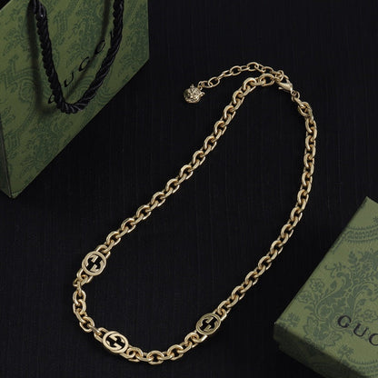 GUN10  Women's new fashionable necklace, bracelet, and earring set jewelry