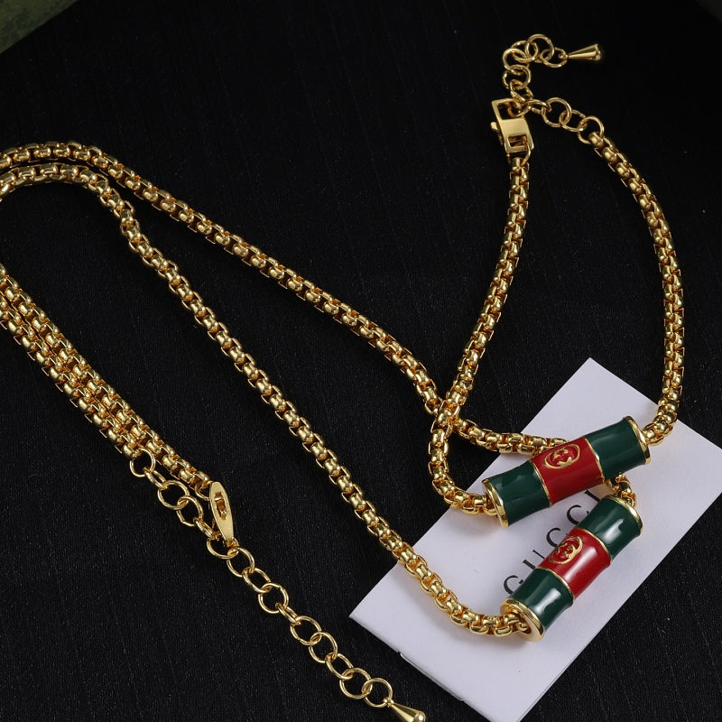 GN36   Women's new necklace bracelet set jewelry