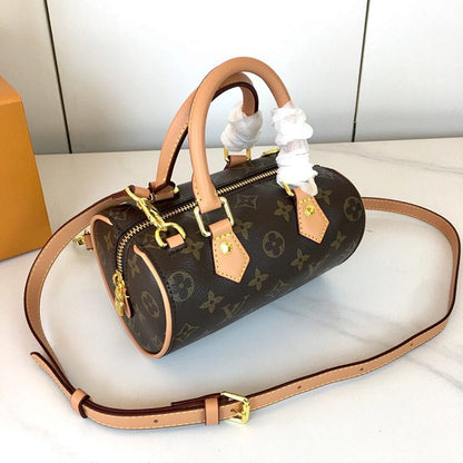 LLP018 Leather shoulder bag 18-11-10CM Handbag