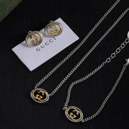 GN37   Women's necklace, bracelet, and earring set jewelry