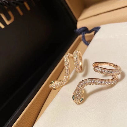A108  Female snake shaped ear bone clip jewelry