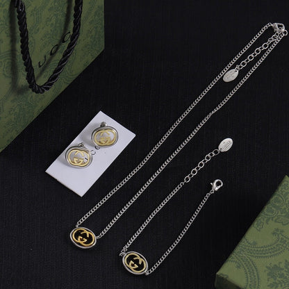 GN37   Women's necklace, bracelet, and earring set jewelry